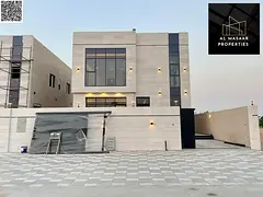 Villa with all registration and ownership fees included, ready to move in, in one of Ajman's mos