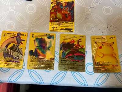 Rare Holographic Pokémon Trading Cards Collection