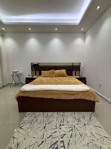 Stylish and Modern bed with mattress and Dressing Table