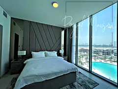 Luxury 1BR in District One | Lagoon  Burj Khalifa Views | All Bills Included