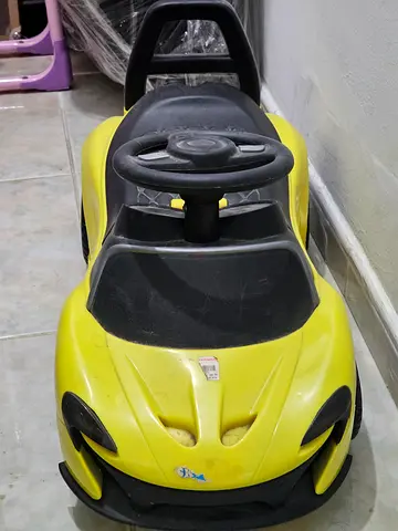 Kids Yellow Ride-On Car