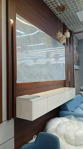 Modern Entertainment System with Elegant Wall Design