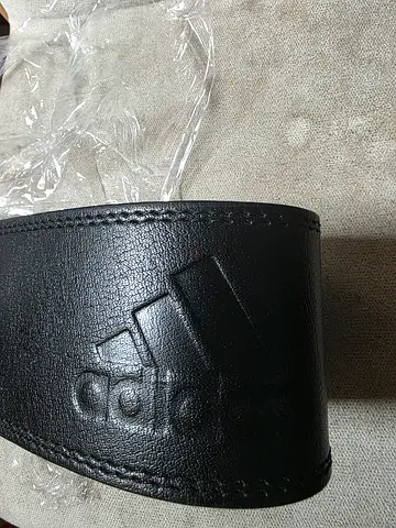 Adidas Black Leather Exercise Belt. New. Unused. Worth Over AED 500  Selling: AED 230. Free Delivery
