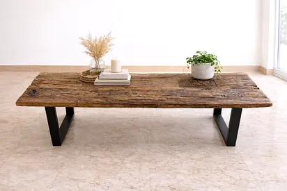 Railway Wood Marina Home Bench / Tv Console