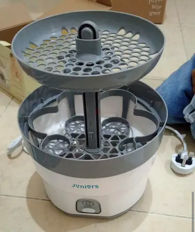Juniors Steam Sterilizer for Safe Baby Bottle Cleaning