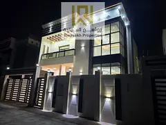 Villas for sale in Bahia Ajman  Land Area 3014 ft  Building area 3500 feet   5 rooms, board and loun
