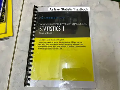 AS Level Statistics 1 Textbook