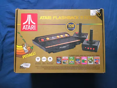 Atari Flashback 8 Gold - Retro Gaming Console with 120 Built-In Games