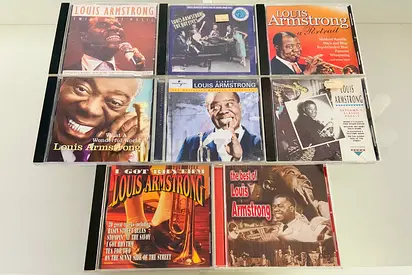 8 Louis Armstrong Music CD’s