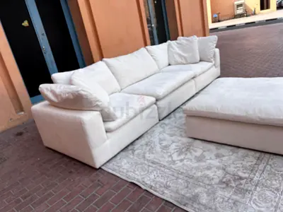 4_ pieces Modular Marina Home Sofa with footstool perfect like new