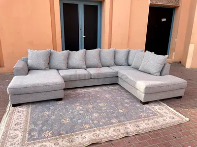 Perfect Like brand new The One Kingston U Shape Sofa light gray