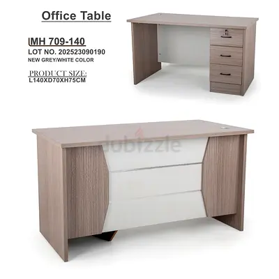 Stylish Office Table in Grey/White Color