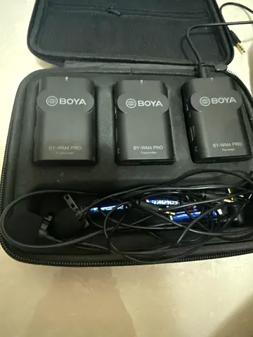 Boya portable wireless mics - for studio professional work or content creation