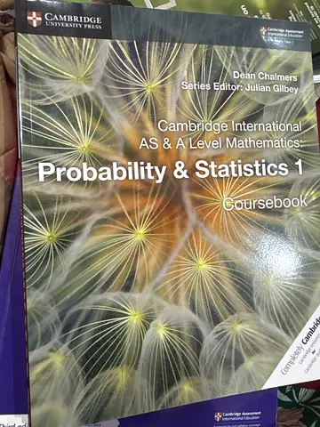 Cambridge International AS  A Level Mathematics: Probability  Statistics 1