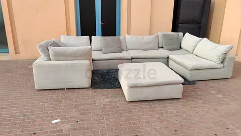 Premium Quality Pan Emirates pianca Modular Living room Sofa with footstool
