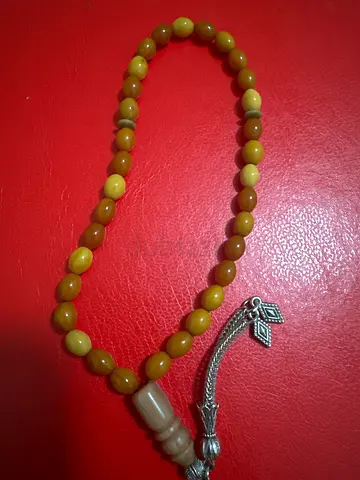 amber prayer beads