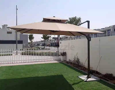 Big Outdoor Aluminium Umbrella Parasol