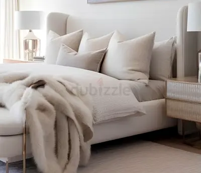 New luxury white colour 180*200 king size Bed