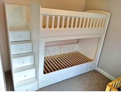 Stylish and Functional Bunk Bed with Storage