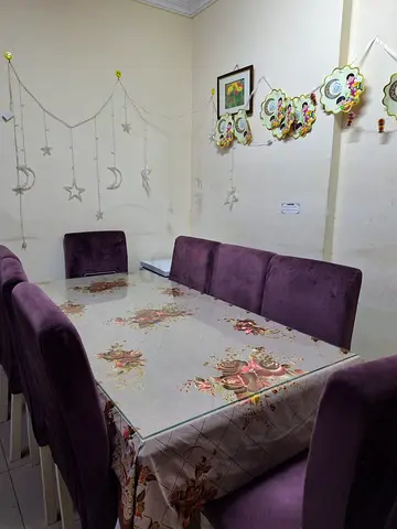 Luxury dining table with six seats for sale