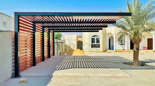 Stylish Metal Pergola for Outdoor Shade