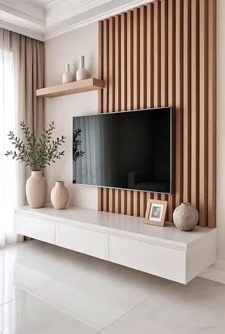 Sleek Modern TV Unit with Elegant Decor