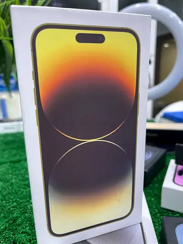 iPhone 14pro max brand new 256gb 1 year warranty free delivery