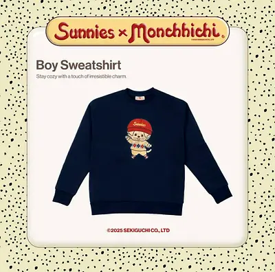 Sunnies x Monchhichi Sweater (Kids size on tag but fits Petite/ 5’0 below)
