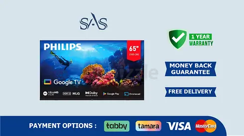 Philips 65inch 4K Smart Google TV | New | Free Delivery | Warranty | 65PUT7129 | Dolby Vision + HDR