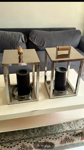 Candle holders steel