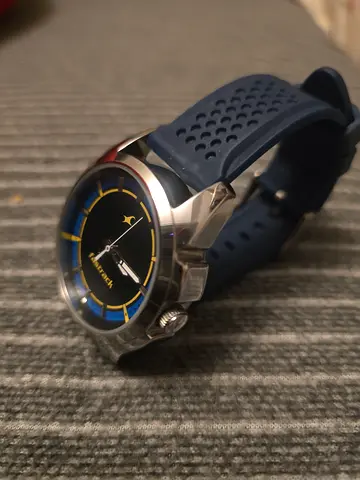 Men Fastrack Watch Sunburn Edition - Navy Blue color