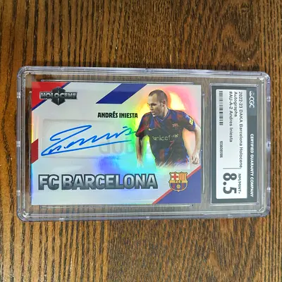 Andres Iniesta FC Barcelona Autographs