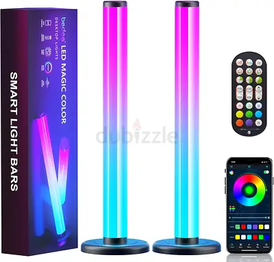 SYOSI Smart Light Bar, RGB Light Bars 360° LED TV Backlight Lamp with 8 Scene Modes Color Light Bar