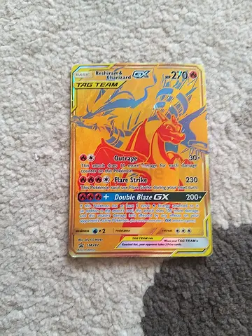 Rare Charizard GX Pokémon Card