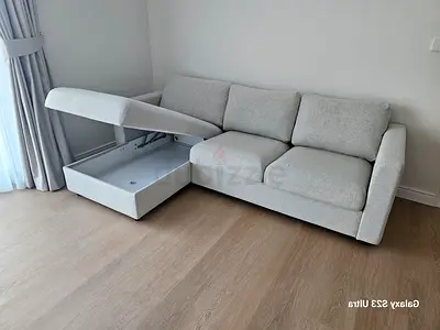 Same like new Condition Ikea Vimle L Shape Sofa Beige