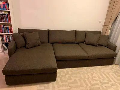 CrateBarrel Lounge Deep feather filled L Shape Sofa