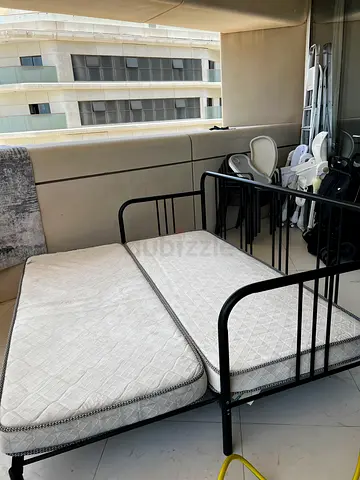 IKEA Bed Frame with Mattress – Good Condition