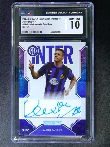 Alexis Sanchez authentic autograph