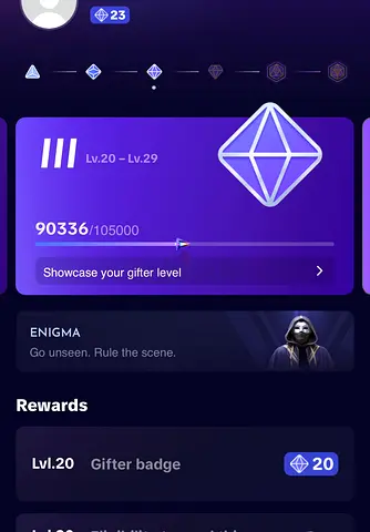 حساب تيك توك لفل 23