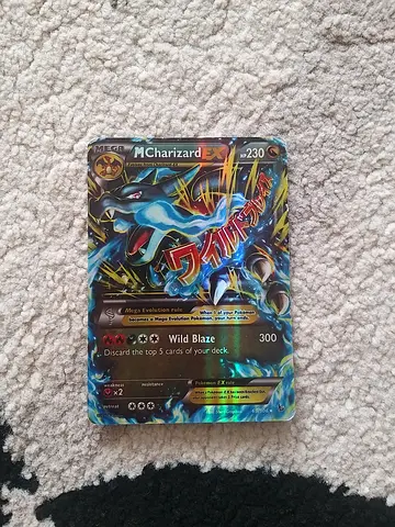 Rare Holographic Charizard GX Pokémon Card