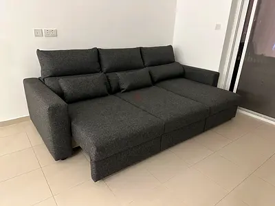 IKEA ESKILSTUNA Sectional Sofa Bed With Storage Grey