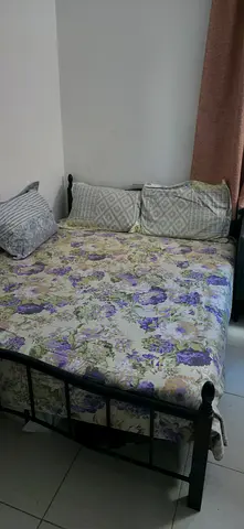 Queen Size Floral Bed with Comfortable Mattresses