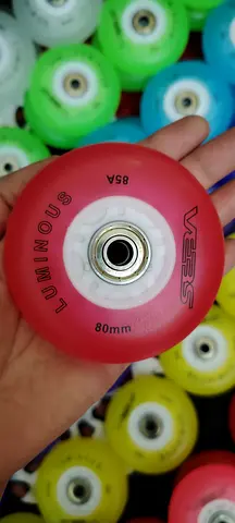 Luminous Inline Skating Wheels - 80mm
