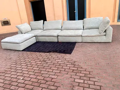 Looks great Condition Pan Home pianca Sofa with footstool