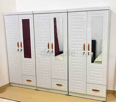 2 Door Cabinet Wardrobe with Mirrors