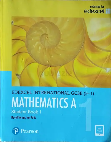 Edexcel International GCSE Mathematics A Student Book 1