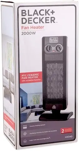 Black  Decker And Fan Heater