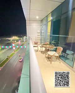 Luxurious 1BHK Sea View Apartment for Monthly Rent Fully Furnished Ajman Corniche Residence Tower