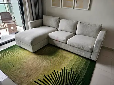 Same like new Condition Ikea Vimle L Shape Sofa Beige