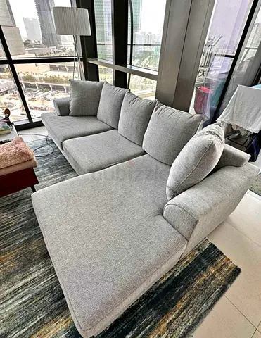 Comfortable Grey Sectional Sofa for Sale